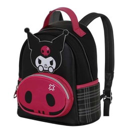 Karactermania Mochila Kuromi Heady Pequeña Skull Negra