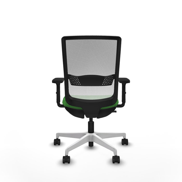 PIQUERAS Y CRESPO Silla de oficina Haches con mecanismo Sincro/Traslack Verde y Blanco PIQUERAS Y CRESPO Silla de oficina Haches con mecanismo Sincro/Traslack Verde y Blanco