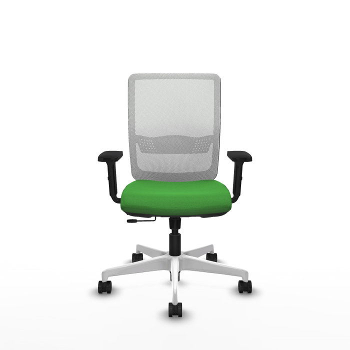 PIQUERAS Y CRESPO Silla de oficina Haches con mecanismo Sincro/Traslack Verde y Blanco PIQUERAS Y CRESPO Silla de oficina Haches con mecanismo Sincro/Traslack Verde y Blanco