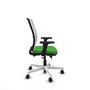 PIQUERAS Y CRESPO Silla de oficina Haches con mecanismo Sincro/Traslack Verde y Blanco