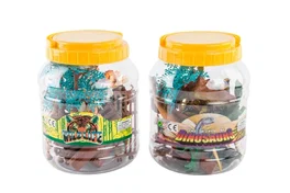 DKD Home Decor Set de 20 Dinosaurios y Animales Multicolor en PVC