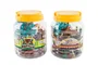 DKD Home Decor Set de 20 Dinosaurios y Animales Multicolor en PVC