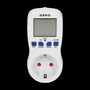 ORNO Enchufe Schuko con 1 Toma y Temporizador Digital Semanal Programable ORPRE409