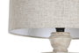 DKD Home Decor Lámpara de pie con Perchero Blanco Decapé