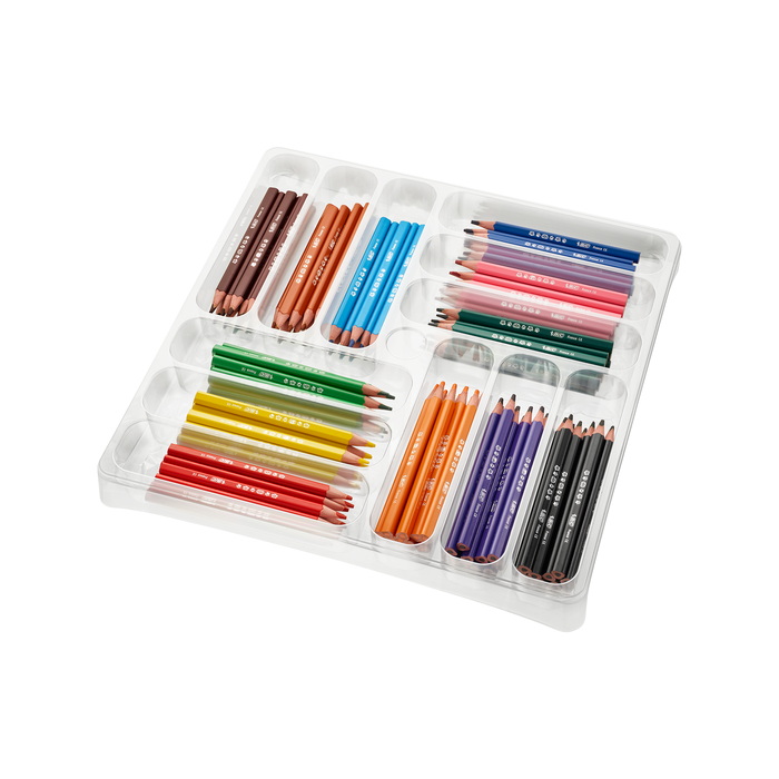 BIC Lápices de Colores Classpacks Evolution Triangle, 144 Piezas, Sin Madera, Forma Triangular, Colores Surtidos, 8878311