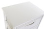 DKD Home Decor Cajonera de Bambú y Paulownia Blanca con 2 Cajones