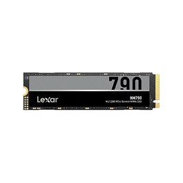 Lexar Media NM790 SSD NVMe PCIe 4.0 M.2 512GB, 7200 MB/s Lectura, 4400 MB/s Escritura, para PC y Portátil, 5 Años de Garantía
