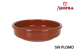 Azofra Cazuela Vitrificada Negra 24 cm (7 Unidades)