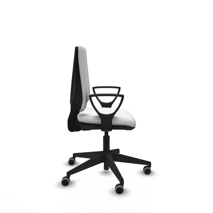 PIQUERAS Y CRESPO Silla de oficina Elche Blanca con Brazos Fijos PIQUERAS Y CRESPO Silla de oficina Elche Blanca con Brazos Fijos