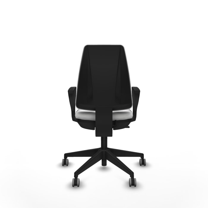 PIQUERAS Y CRESPO Silla de oficina Elche Blanca con Brazos Fijos PIQUERAS Y CRESPO Silla de oficina Elche Blanca con Brazos Fijos