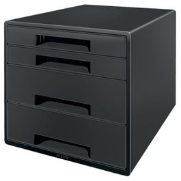LEITZ Módulo apilable Leitz Recycle de 4 cajones Negro