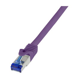 LogiLink Cable de parcheo Cat.6A S/FTP Ultraflex, púrpura, 10m