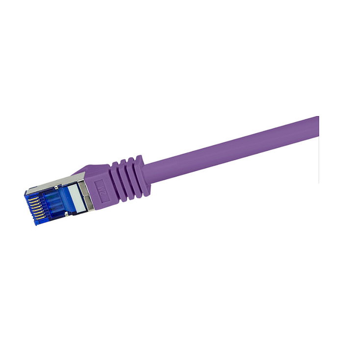 LogiLink Cable de parcheo Cat.6A S/FTP Ultraflex, púrpura, 10m