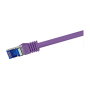LogiLink Cable de parcheo Cat.6A S/FTP Ultraflex, púrpura, 10m