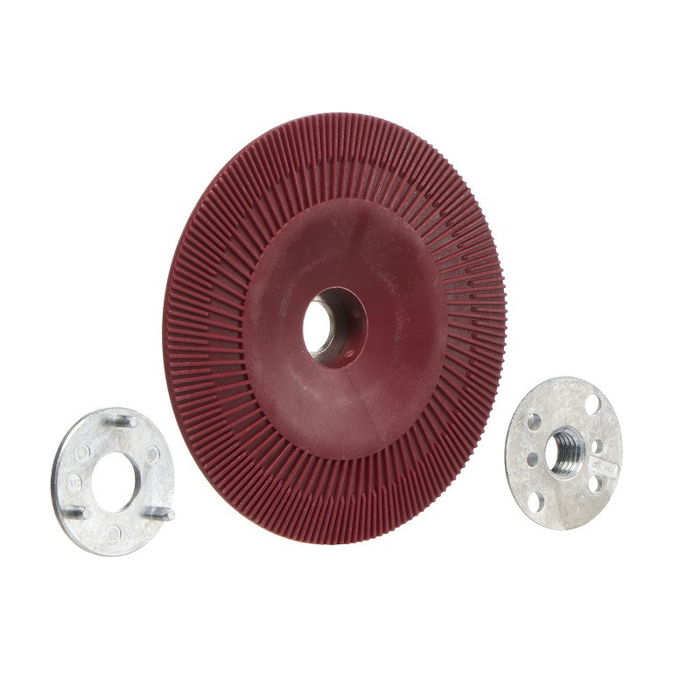 3M Plato D/Fibra 125Mm M-14 Rojo Estriado Disco de Fibra