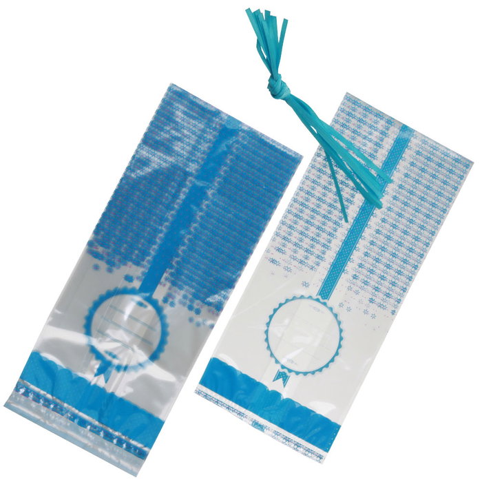 Lily Cook Juego de 10 Bolsas Confitería Tradition Plástico 10,5x24 cm Colores Surtidos