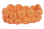 DKD Home Decor Centro de Mesa de Cemento Mandarinas Naranja