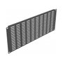 DeLOCK Panel de gabinete de red de 19″ con ranuras de ventilación 4U negro