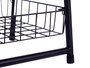 Kinvara Estanteria Metalica Escalera Negra 3 Pisos 48 x 8.5 x 38 cm