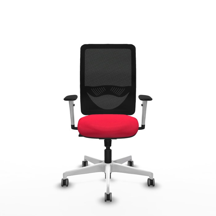PIQUERAS Y CRESPO Silla de oficina Zulema con mecanismo Sincro, Rojo y Negro PIQUERAS Y CRESPO Silla de oficina Zulema con mecanismo Sincro, Rojo y Negro