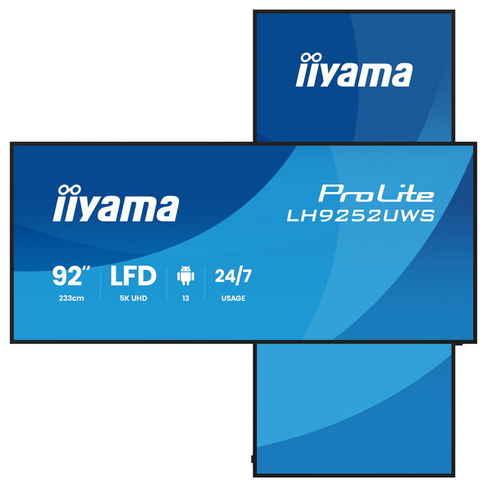 iiyama ProLite LH9252UWS-B1AG 92 pulg. 5K UltraWide VA Negro