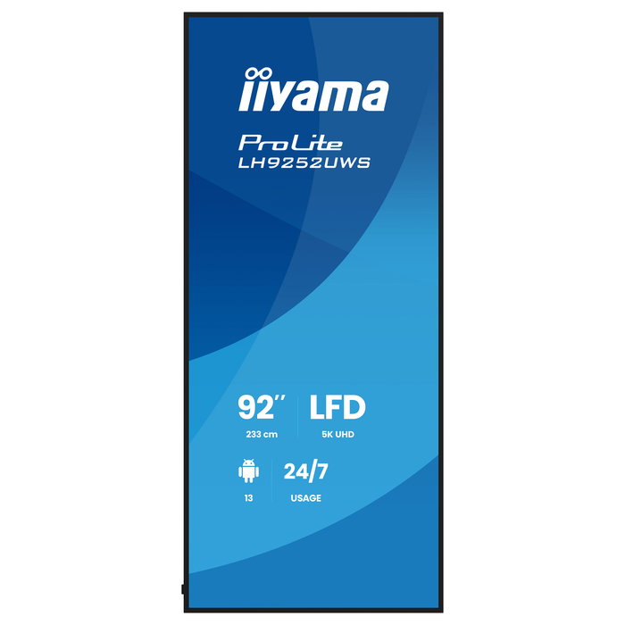 iiyama ProLite LH9252UWS-B1AG 92 pulg. 5K UltraWide VA Negro