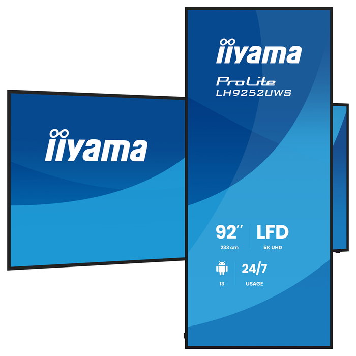 iiyama ProLite LH9252UWS-B1AG 92 pulg. 5K UltraWide VA Negro