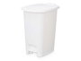 Arte Regal Papelera 10L Pedal Blanca 21x33x28cm con Tapa y Pedal de Plástico (Set de 8)