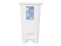 Arte Regal Papelera 10L Pedal Blanca 21x33x28cm con Tapa y Pedal de Plástico (Set de 8)