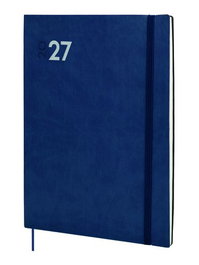 Finocam Agenda Anual 2027 Dynamic Mara Tapa Flexible Azul