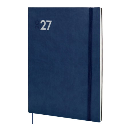 Finocam Agenda Anual 2027 Dynamic Mara Tapa Flexible Azul