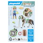 Playmobil 71358 Horses of Waterfall - Ellie & Sawdust mit Westernübung Set de Figuras de Juguete Disney, 4 Piezas, Multicolor, Edad 5+