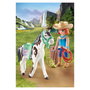 Playmobil 71358 Horses of Waterfall - Ellie & Sawdust mit Westernübung Set de Figuras de Juguete Disney, 4 Piezas, Multicolor, Edad 5+