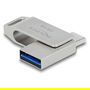 DeLOCK Lápiz de Memoria USB 256GB USB-C + USB-A USB 3.2 Gen 1 (5 Gbps), Carcasa de Metal Giratoria, 116 MB/s Lectura