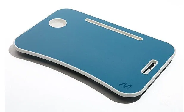 Muitomas Mesa Auxiliar Plegable Azul TABLEDESKBL