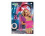 Atosa Set Años 80 Rosa con Complementos Flúor