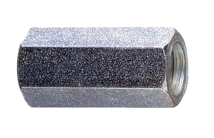 INDEX Manguito de Unión Hexagonal Roscado 6x20 para Varilla Métrica M-6