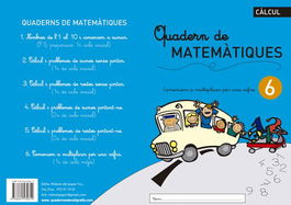 Cuaderno Rebost (Cat.) Matematiques Nº 6 (Set de 5)