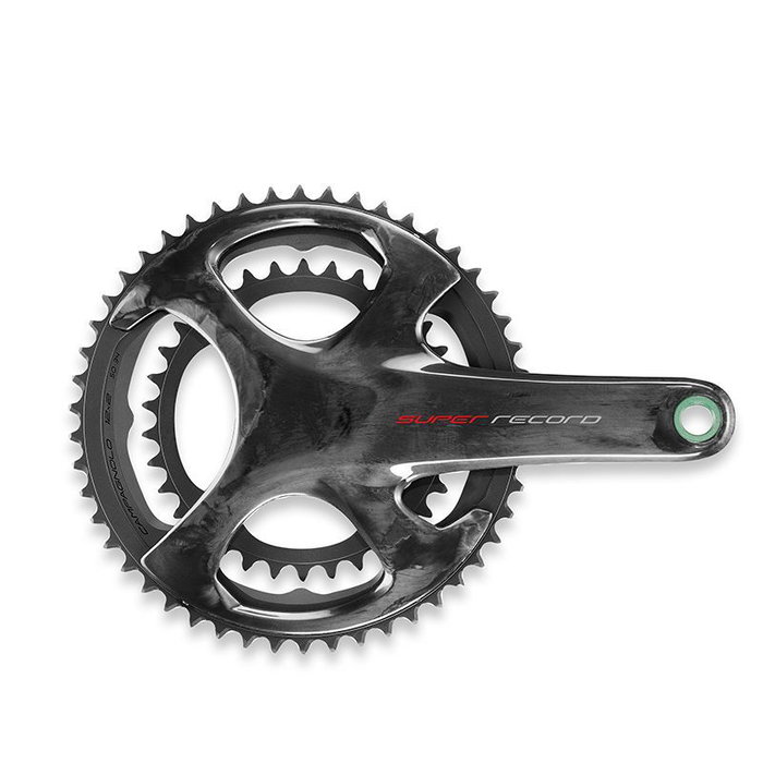 Campagnolo Super Record Juego de Bielas y Platos Carbono Ultra Torque 172.5 mm 36x52 Titanio/Carbono Campagnolo Super Record Juego de Bielas y Platos Carbono Ultra Torque 172.5 mm 36x52 Titanio/Carbono