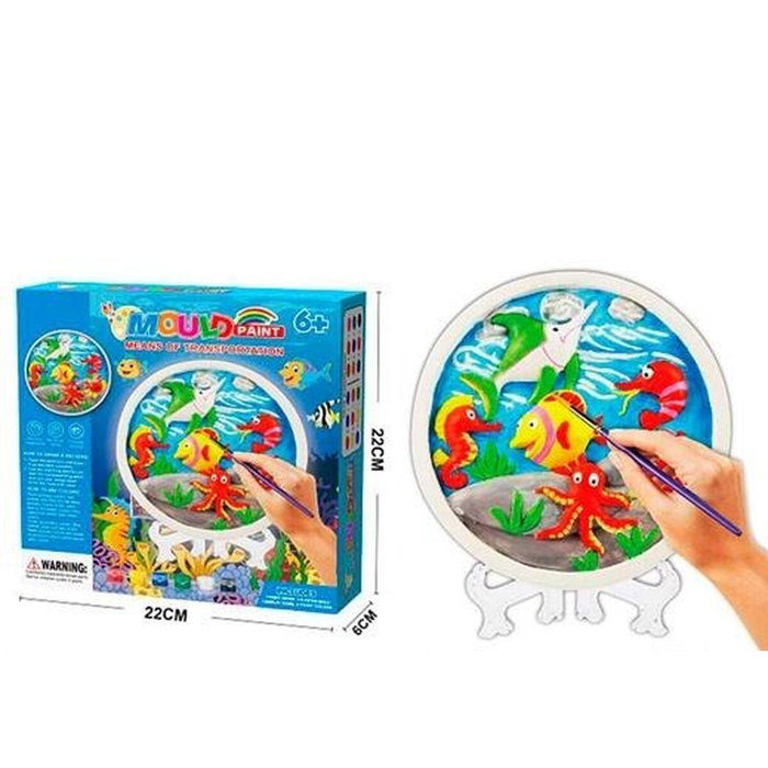 Roymart Set de Pintura Molde Ocean Fish Roymart Set de Pintura Molde Ocean Fish