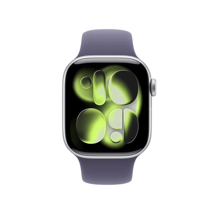 Apple Watch Series 11 GPS 42mm Plata con Correa Niebla Púrpura (S/M)