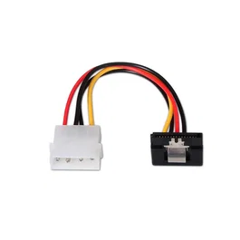 Aisens Cable de Alimentación Molex 4 pin Macho a SATA Hembra Acodado 16cm A131-0163