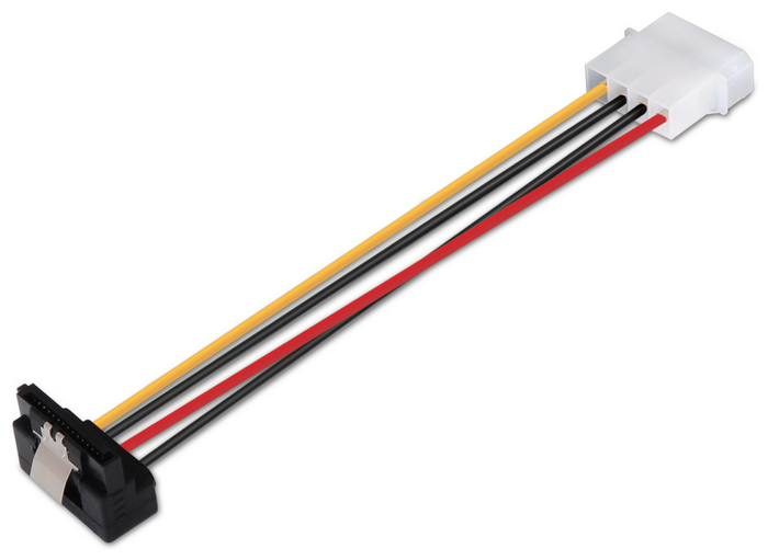 Aisens Cable de Alimentación Molex 4 Pin Macho a SATA Hembra con Anclajes A131-0163 Aisens Cable de Alimentación Molex 4 Pin Macho a SATA Hembra con Anclajes A131-0163