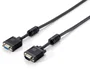 Equip 118802 Cable VGA-HD15 5 m, VGA (D-Sub) Macho a Hembra, Negro, Resolución hasta 1400x1050 (SXGA+)