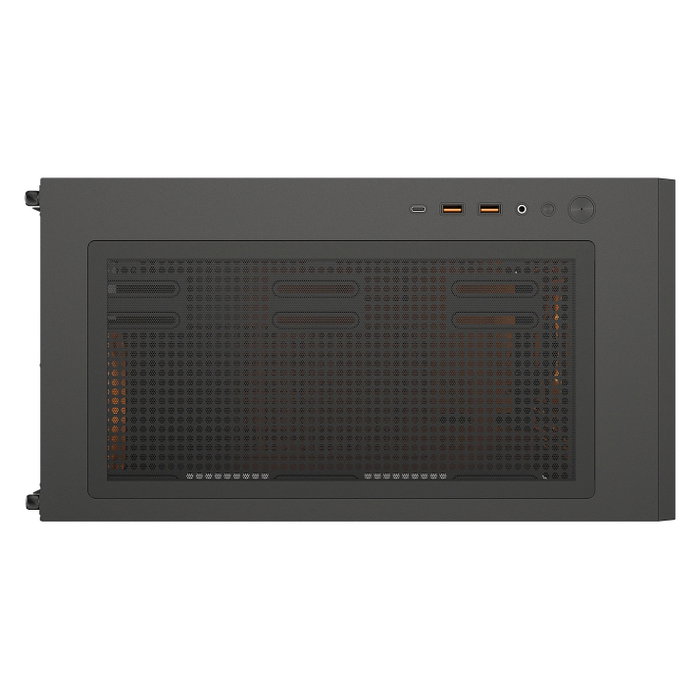 COUGAR CGR-5VA4B-RGB Airface 180 Midi Tower Negro, con ARGB, Ventana de Vidrio Templado, 3 Ventiladores Preinstalados