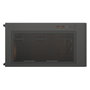 COUGAR CGR-5VA4B-RGB Airface 180 Midi Tower Negro, con ARGB, Ventana de Vidrio Templado, 3 Ventiladores Preinstalados