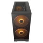 COUGAR CGR-5VA4B-RGB Airface 180 Midi Tower Negro, con ARGB, Ventana de Vidrio Templado, 3 Ventiladores Preinstalados