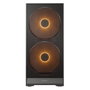 COUGAR CGR-5VA4B-RGB Airface 180 Midi Tower Negro, con ARGB, Ventana de Vidrio Templado, 3 Ventiladores Preinstalados