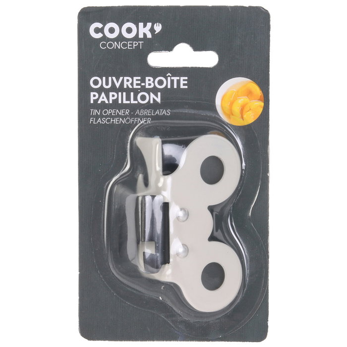 Cook Concept Abrelatas Mariposa en Colores Surtidos Cook Concept Abrelatas Mariposa en Colores Surtidos