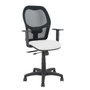 PIQUERAS Y CRESPO Silla de oficina Alocén Blanco/Negro con mecanismo Sincro/Traslack